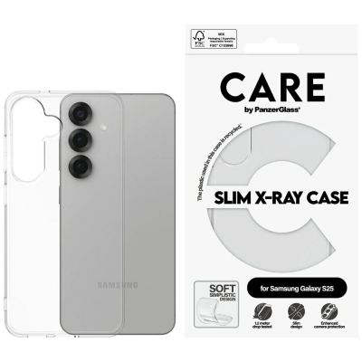 CARE by PanzerGlass Fashion X-Ray Hülle für Samsung Galaxy S25 – transparent
