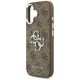 6. Guess 4G Big 4G Classic Logo Hülle für iPhone 17 - Braun und Silber