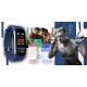 6. Smartwatch GIEWONT Schwarz Marineblau 2 Armbänder GW200-6