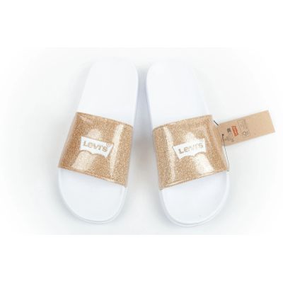 3. Levi's Damen-Sportpantoffeln, bequeme Glitzerschuhe, modisch