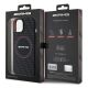 8. Mercedes AMG Silikonhülle mit Carbon-Muster und MagSafe-Funktion für iPhone 13 / 14 / 15 – Schwarz