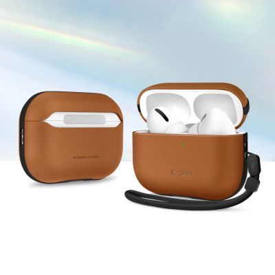 9. Tech-Protect NaturalFit Hülle für AirPods Pro 3 – Braun