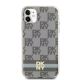 3. DKNY IML Checkered Mono Pattern & Printed Stripes MagSafe-Hülle für iPhone 11 / Xr – Beige