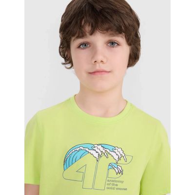 2. T-Shirt 4F Jr 4FJWSS25TTSHM1917-45S