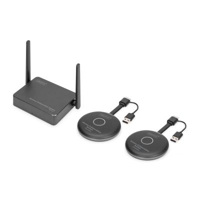 25. HDMI-Extender-Teamwork-System, kabellos, 50 m, 4K, 60 Hz, 5 GHz (Set)