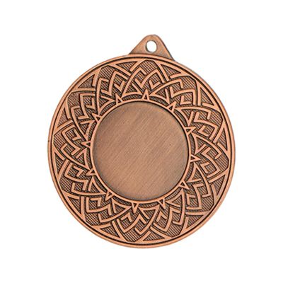 2. Bronzemedaille mit Platz für ein 25-mm-Emblem – Stahl