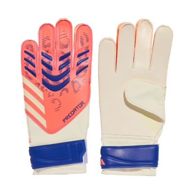 9. adidas Predator Glove Training Torwarthandschuhe Weiß und Orange JN5355