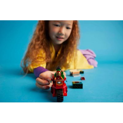 6. LEGO Super Heroes 76287 Iron Man mit Motorrad und Hulk