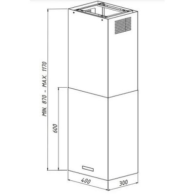 2. Dunstabzugshaube AKPO WK-9 ISLA CUBERA GOLD T800 M3