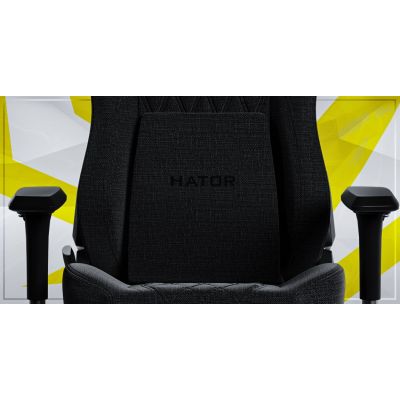 12. HATOR Darkside 3M Stoff Universal-Gaming-Stuhl Grau