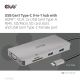 16. CLUB3D CSV-1594 USB 3.2 Gen 1 (3.1 Gen 1) Typ-C Dockingstation, Schwarz, Grau