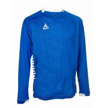 SELECT Spanien blaues Langarm-Torwart-Fußballtrikot
