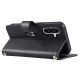 5. Samsung Galaxy A37 5G Leder-Wallet-Case mit Ständer und Schultergurt – Schwarz