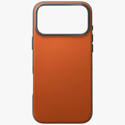 5. UNIQ Lyden DS Hülle für iPhone 17 Pro Max mit Magclick-Ladefunktion – Orange-Grau