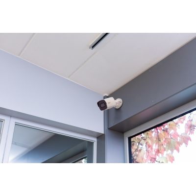5. ABUS IPCB38511A Industrielle IP-Sicherheitskamera (Röhrenkamera) für Innen- und Außenbereich, 3840 x 2160 px, Decken-/Wandmontage