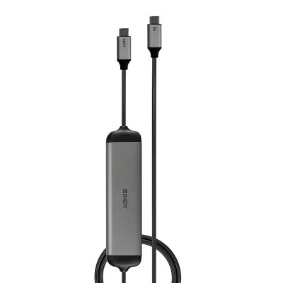 2. Lindy 43326 Dockingstation, kabelgebunden, USB 3.2 Gen 1 (3.1 Gen 1), Typ-C, Schwarz, Grau