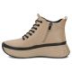 3. Lederstiefeletten mit Plateau, gefüttert, beige, Filippo DBT7998