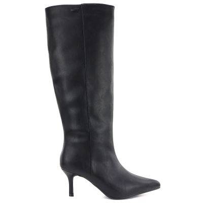 2. Damen-Lederstiefel mit hohem Absatz, gefüttert, schwarz, Big Star UU274497
