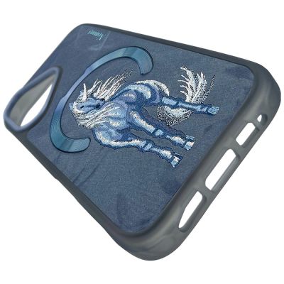 4. Nimmy Magnetic Fantasy Animal MagSafe Case für iPhone 16 - Blau