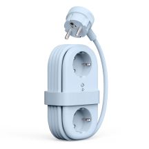 Orico AP3 65W GaN 6-in-1 Steckdosenleiste (2x Netzanschluss + 2x USB-A + 2x USB-C) – Blau