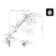 7. LCD-TV-HQ-Griff 17"-32" für Schreibtisch mit Gelenk