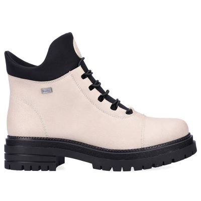 31. Wasserdichte, komfortable Damen-Winterstiefeletten in Beige Rieker Y3163-60
