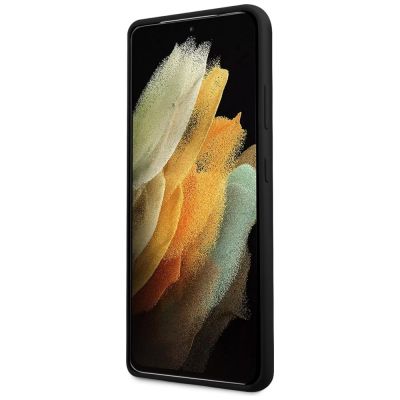 5. Mercedes Silicone Line Case für Samsung Galaxy S21 Ultra - Schwarz