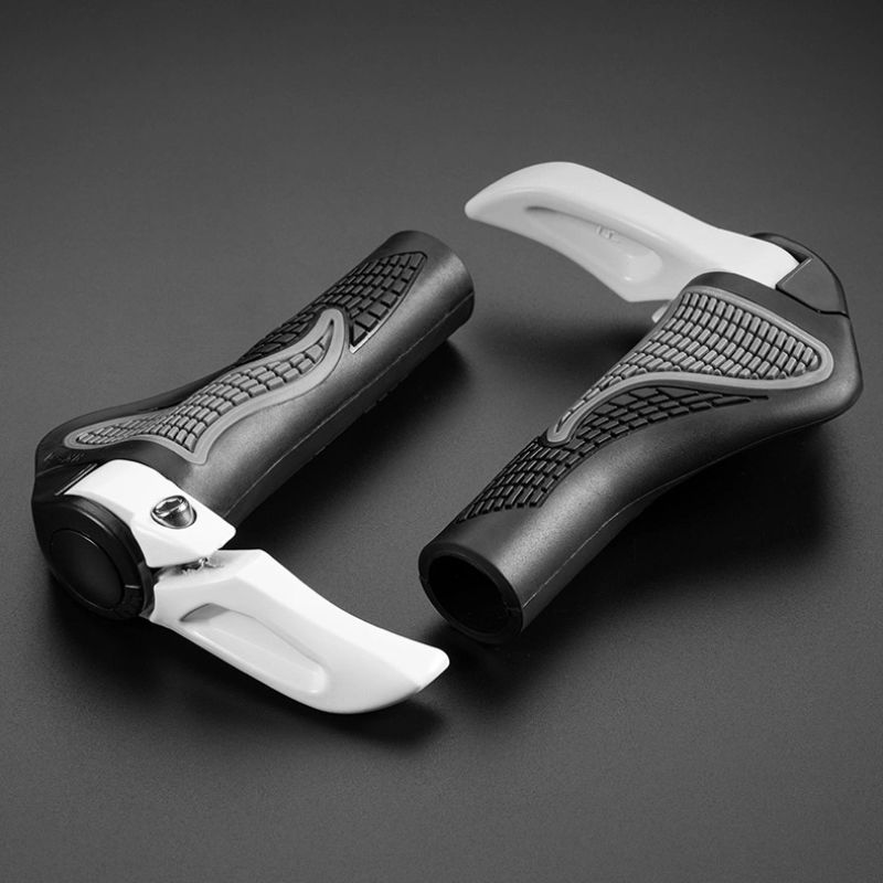 6. Rockbros BT1007W Fahrradhalter-Set mit Hupen – Weiß