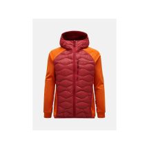 Peak Performance M Helium Down Hybrid Hood Daunenjacke Burgund