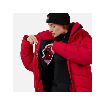 5. ROSSIGNOL W WISPILE RIPSTOP DOWN JKT Damen-Skijacke rot