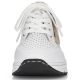 21. Rieker W N6304-80 weiße Lederkeilschuhe