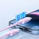 4. Orico CDX 60W 3A Power Delivery USB-C - USB-C 1m Kabel - Lila