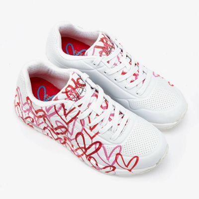 10. Skechers X Jgoldcrown Uno-Spread The Love W 155507-WRPK Schuhe