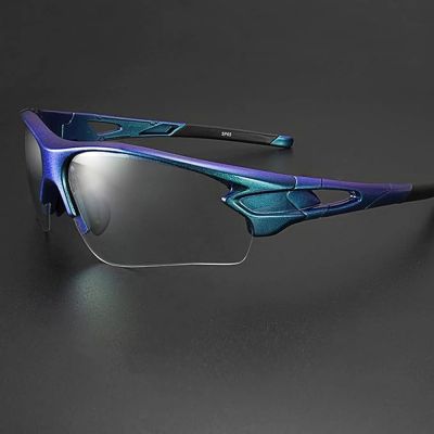 3. Rockbros 10069 Photochrome UV400 Fahrradbrille - Blau