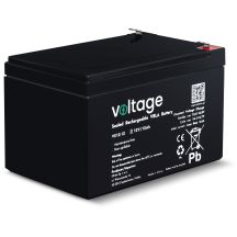 AGM-Batterie, Spannung 12 V, 12 Ah, Typ VE12-12 (Lebensdauer 6-9 Jahre)