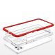 5. Klare 3in1 Hülle für Samsung Galaxy A42 5G Frame Gel Cover Rot