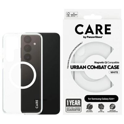 CARE by PanzerGlass Flagship QI Case für Samsung Galaxy S24+ - Transparent