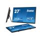 3. iiyama ProLite T2755MSC-B1 Computermonitor 68,6 cm (27") 1920 x 1080 px Full HD LED-Touchscreen Blade Schwarz