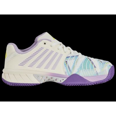 K-Swiss Express Light 3 Padel Damen Sneakers Weiß/Lila (98900-182-M)