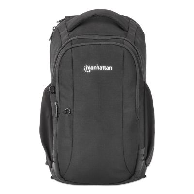 4. Manhattan Amsterdam Rucksack, Schwarz, Polyester
