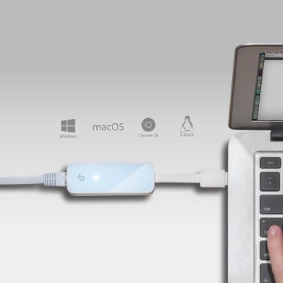5. TP-LINK UE200 Netzwerkkarte (USB 2.0; 1x 10/100 Mbit/s)