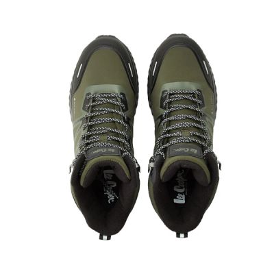 3. Lee Cooper Herren-Winter-Trekkingstiefel, gefüttert, wasserdicht, grün