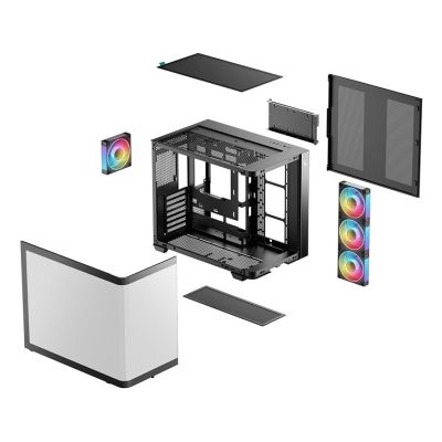 8. DeepCool CG530U 4F Tower Schwarz