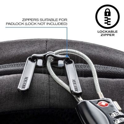 11. XD DESIGN ANTI-DIEBSTAHL-RUCKSACK BOBBY HERO KLEIN SCHWARZ P/N: P705.701