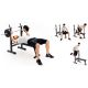 3. ZIPRO CORE Verstellbarer Fitnessstuhl, Heim-Schwarz