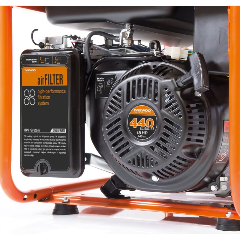 2. Generator 7,5 kW/2,5 kW -380 V/230 V AVR GDA8500E-3 DAEWOO DREIPHASEN