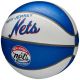 7. Wilson NBA Team Retro Brooklyn Nets Miniball WTB3200XBBRO