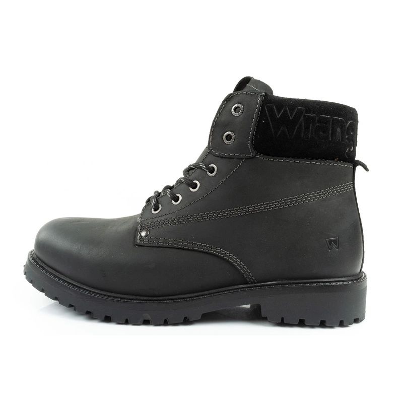 3. Wrangler Arch Herrenschuhe Chelsea Boots elegante Stiefeletten Naturleder Schwarz