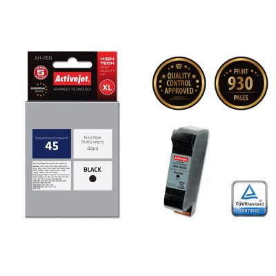 2. Activejet AH-45N Tinte (ersetzt HP 45 51645A; Supreme; 44 ml; schwarz)