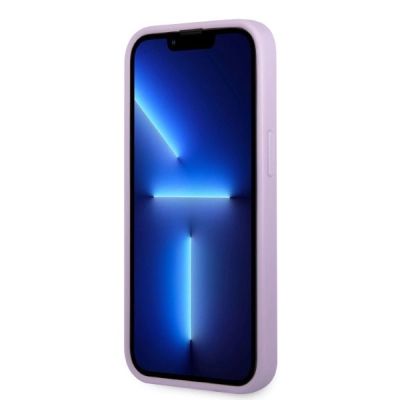 5. Guess GUHCP13LPS4MU iPhone 13 Pro / 13 6.1" lila/lila Hardcase Saffiano 4G Small Metal Logo